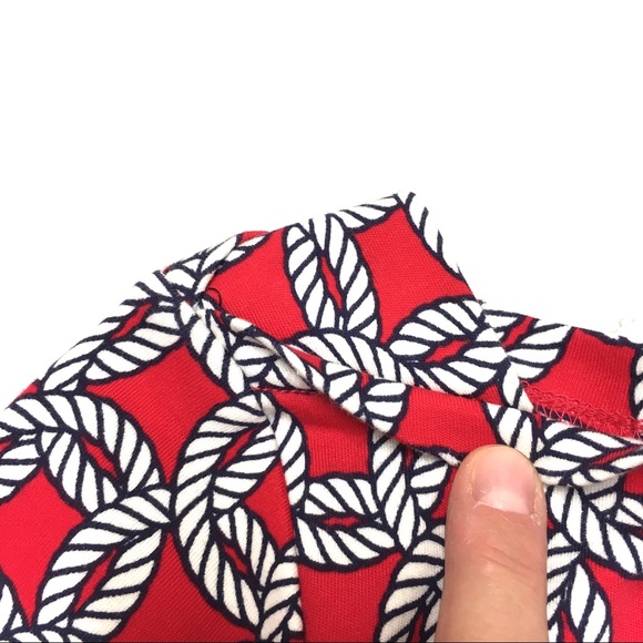 Red and Blue Top - Petite - Picture 3 of 9